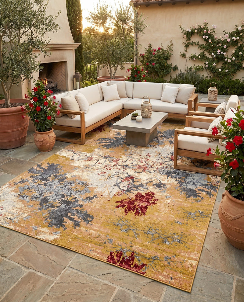 Urban Terrace Collection Area Rug -  Alcove Rectangle Multi  lifestyle 4