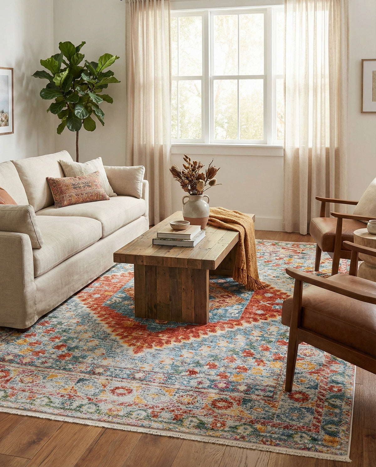 Arcadia Rugs Collection Area Rug -  Xanadu Rectangle Salmon  lifestyle 30