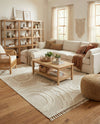 Sahara Chic Collection Area Rug -  Nubia Rectangle Ivory  lifestyle 14