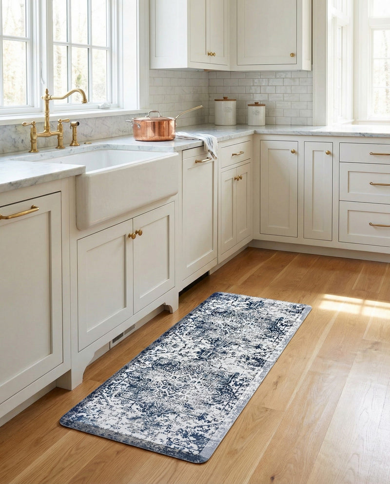 Cozy Mat Collection Area Rug -  Zion Rectangle Blue  lifestyle 14