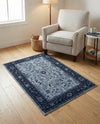 Horizon Collection Area Rug -  Apex (Blue) Rectangle Blue  lifestyle 21