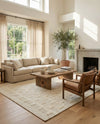Lana Tasmanian Wool Collection Area Rug - Freycinet Rectangle Ivory  lifestyle 13