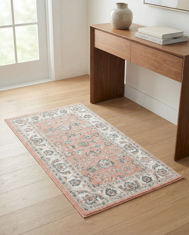 Adriana Terrace Collection Area Rug -  Positano (Rose) Rectangle Rose  lifestyle 22
