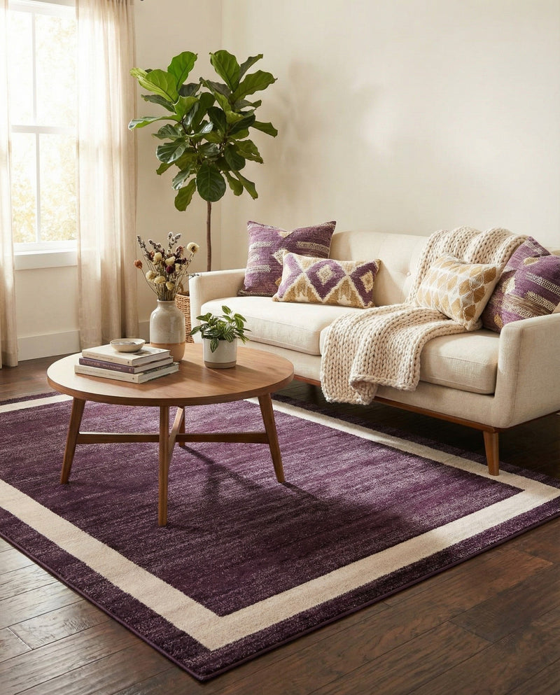 Studio Haven Collection Area Rug -  Alcove (Violet) Rectangle Violet  lifestyle 21
