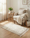 Cozy Cove Shag Collection Area Rug -  Harbor Rectangle Ivory  lifestyle 24