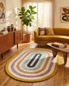 Shepherd's Glen Wool Collection Area Rug - Eldon Oval Multi  lifestyle 29