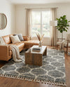 Cozy Cove Shag Collection Area Rug - Marina Rectangle Gray  lifestyle 20