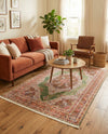 Caribbean Breeze Collection Area Rug -  Windward Rectangle Green  lifestyle 39