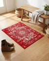 Georgetown Rugs Collection Area Rug - Dupont (Red) Rectangle Red  lifestyle 12