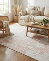 Cathedral Elegance Collection Area Rug -  Basilica Rectangle Pink  lifestyle 43
