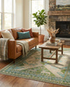 Sedona Vista Collection Area Rug -  Nolina Rectangle Green  lifestyle 53