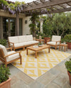 Urban Oasis Rugs Collection Area Rug -  Highrise (Yellow) Square Yellow  lifestyle 44