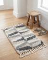 Cozy Cove Shag Collection Area Rug -  Tidewater Rectangle Gray  lifestyle 12