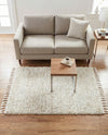 Cozy Cove Shag Collection Area Rug -  Harbor Rectangle Ivory  lifestyle 25