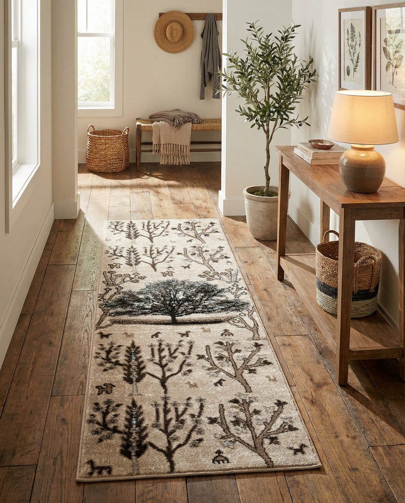 Coastal Haven Collection Area Rug -  Coastline Runner Beige  lifestyle 38