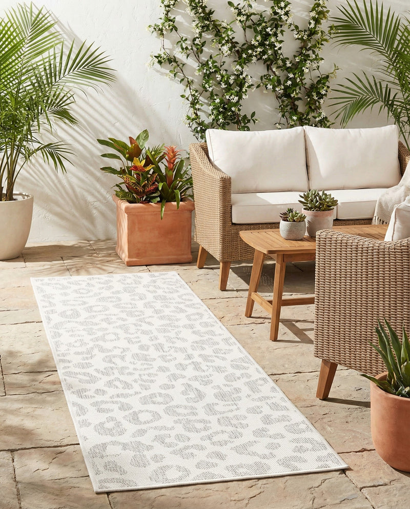 Savannah Escape Collection Area Rug -  Amazon (Ivory Gray) Runner Ivory Gray  lifestyle 26