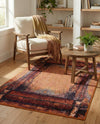 Marrakesh Elegance Collection Area Rug -  Sijilmasa Rectangle Orange  lifestyle 10