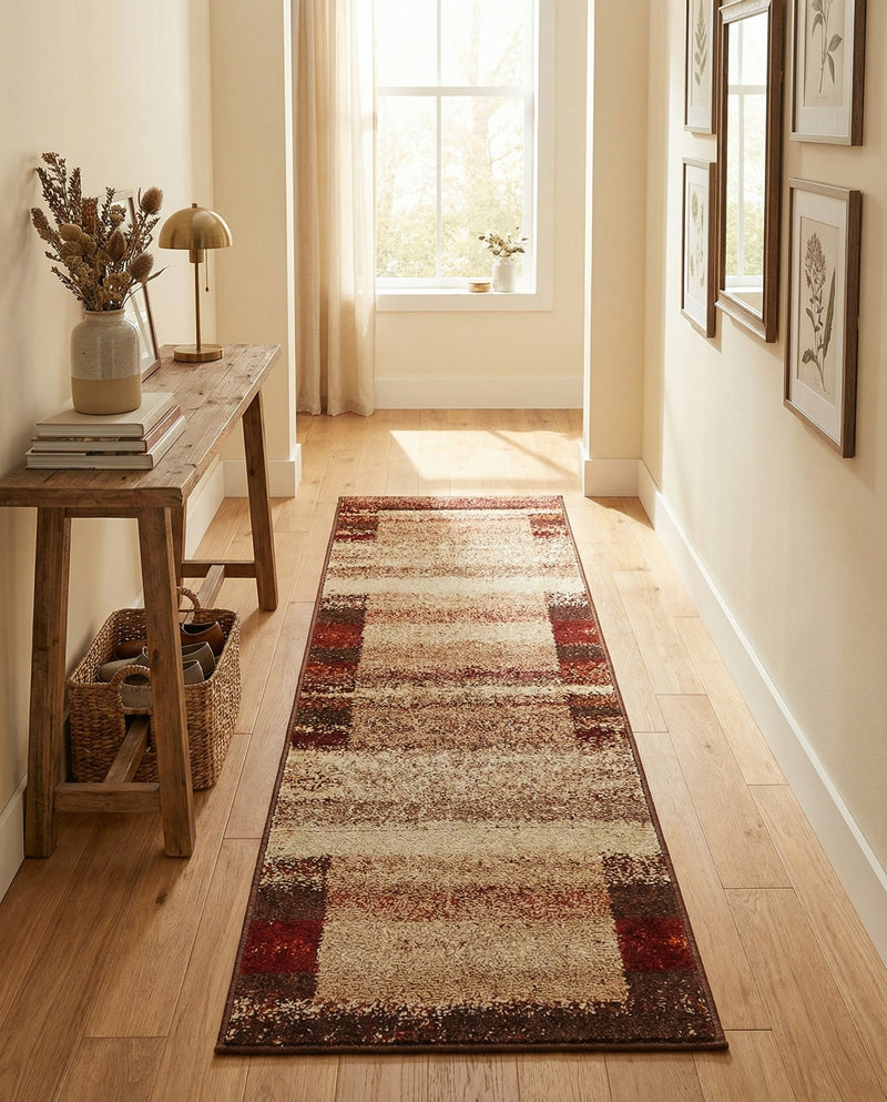 Autumn Meadow Collection Area Rug -  Maplecrest Runner Beige  lifestyle 31