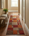 Autumn Meadow Collection Area Rug -  Sycamoreside (Multi) Runner Multi  lifestyle 78