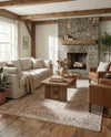 Coastal Manor Collection Area Rug -  Marina Rectangle Beige  lifestyle 19