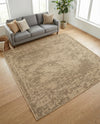 Sahara Sands Collection Area Rug -  Tanis Square Natural  lifestyle 48