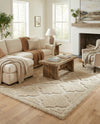 Trellis Haven Collection Area Rug -  Havencrest Rectangle Beige  lifestyle 12