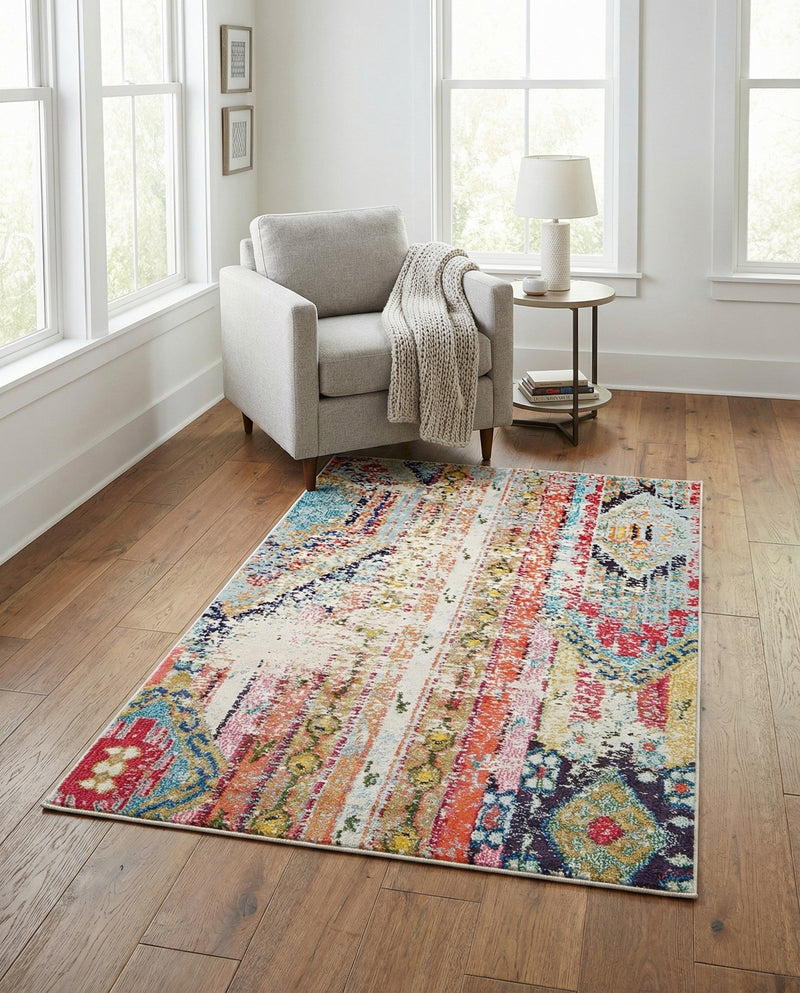 Sedona Vista Collection Area Rug -  Cholla Rectangle Multi  lifestyle 28