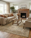 Ottoman Elegance Collection Area Rug -  Ephesus Rectangle Light Green  lifestyle 11