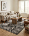 Horizon Collection Area Rug - Dawn Rectangle Gray  lifestyle 27