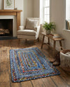 Woven Udaipur Collection Area Rug - Sahara Rectangle Blue and Multi  lifestyle 9