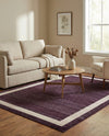 Studio Haven Collection Area Rug -  Alcove (Violet) Rectangle Violet  lifestyle 27