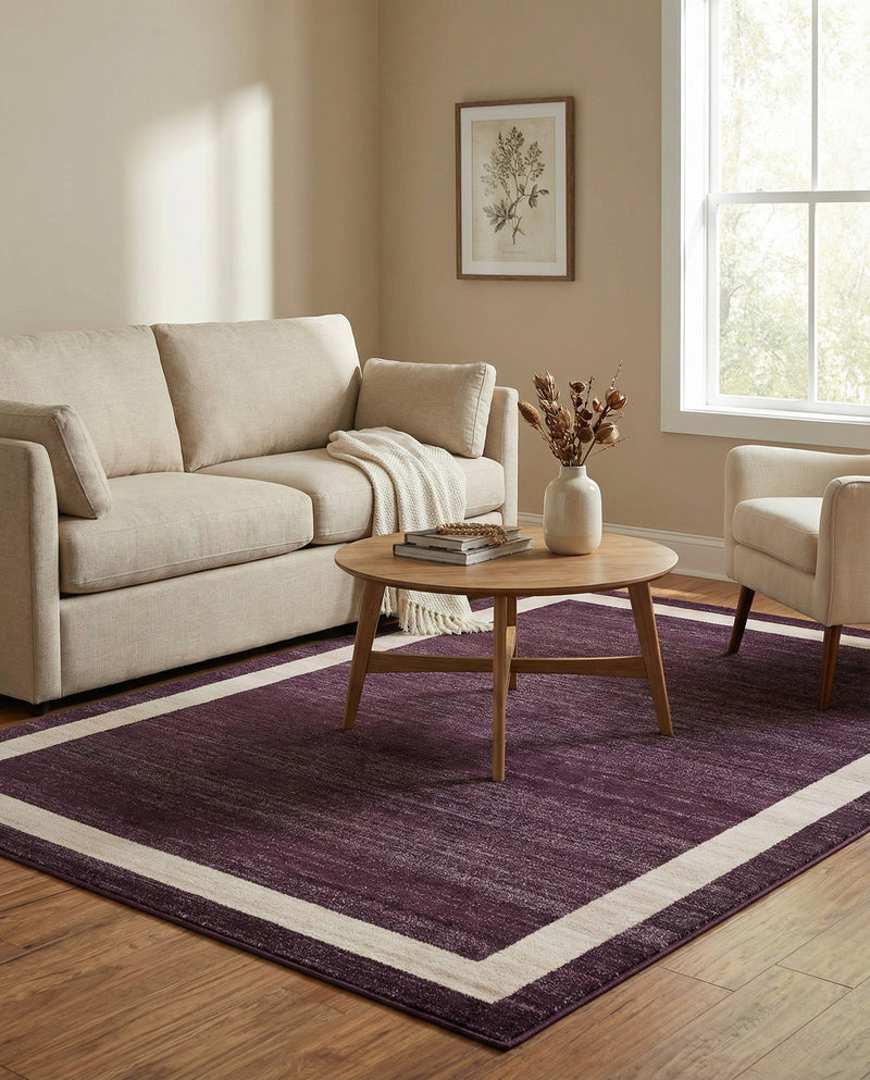 Studio Haven Collection Area Rug -  Alcove (Violet) Rectangle Violet  lifestyle 27
