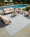 Urban Oasis Rugs Collection Area Rug -  Terrace (Pink and Aqua) Square Pink and Aqua  lifestyle 57