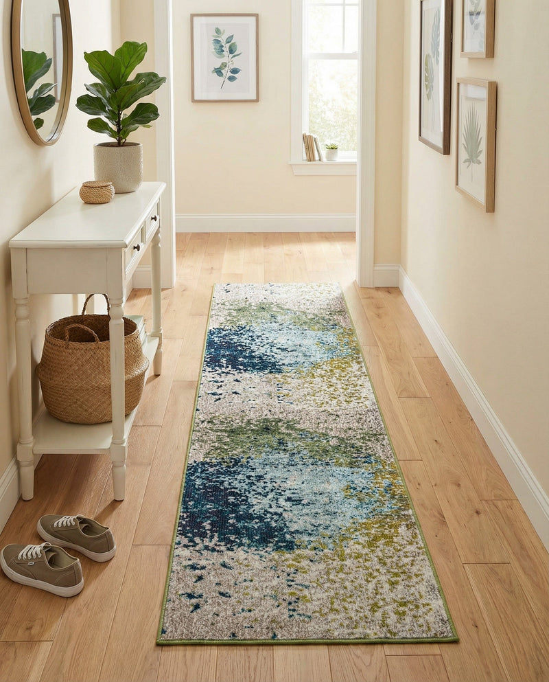 Marrakesh Elegance Collection Area Rug -  Boujad Runner Blue  lifestyle 69