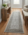 Horizon Collection Area Rug -  Apex (Light Gray) Runner Light Gray  lifestyle 71