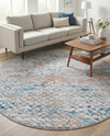 Dresden Elegance Collection Area Rug -  Freiberg Round Multi  lifestyle 56