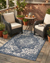 Urban Oasis Rugs Collection Area Rug -  Penthouse (Blue) Rectangle Blue  lifestyle 29