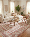 Sahara Chic Collection Area Rug -  Tangier Rectangle Pink  lifestyle 28