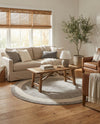 Studio Haven Collection Area Rug -  Alcove (Gray) Round Gray  lifestyle 32