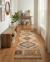 Desert Weave Jute Collection Area Rug - Sahara Runner Multi  lifestyle 56