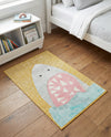 Wonder Tykes Collection Area Rug -  Whimsical Rectangle Yellow  lifestyle 5