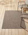 Seaside Serenity Collection Area Rug - Veranda (Light Brown) Rectangle Light Brown  lifestyle 39