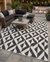 Urban Oasis Rugs Collection Area Rug -  Highrise (Charcoal Gray) Rectangle Charcoal Gray  lifestyle 26