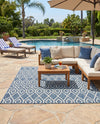 Urban Oasis Rugs Collection Area Rug -  Boulevard (Blue) Rectangle Blue  lifestyle 16