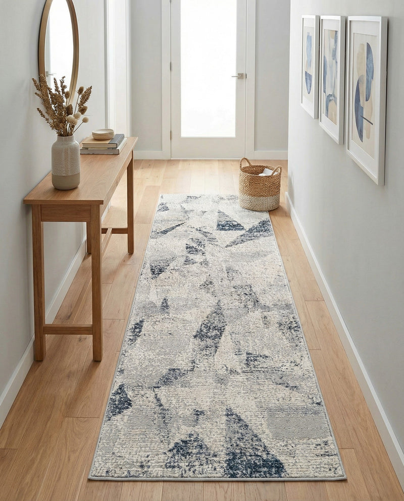 Aegean Elegance Collection Area Rug -  Crete Runner Gray  lifestyle 41