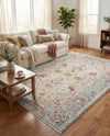 Caribbean Breeze Collection Area Rug -  Xcalak Rectangle Light Blue  lifestyle 47
