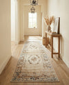 Coastal Manor Collection Area Rug -  Pierpoint Runner Blue Cream  lifestyle 67