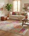 Caribbean Breeze Collection Area Rug -  Grenada Rectangle Multi  lifestyle 6