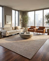 Nordic Loom Geometric Collection Area Rug - Oslo Rectangle Steel gray  lifestyle 41