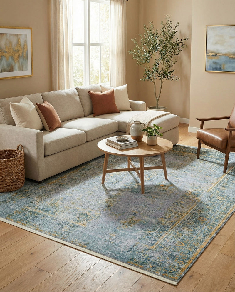 Caribbean Breeze Collection Area Rug -  Calypso Rectangle Gray  lifestyle 14